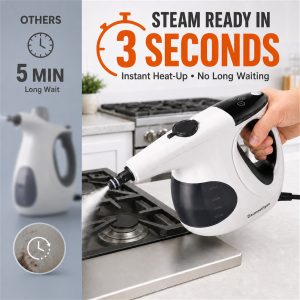 02-fast-heating-handheld-steam-cleaner-3-second-steam-for-kitchen Handheld Steam Cleaner, 3 Sec Heat-Up, Quick Refill