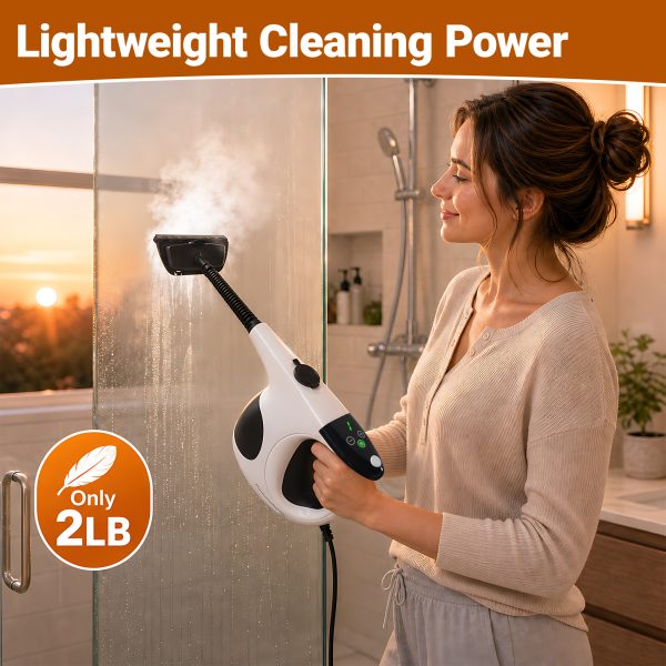 06-lightweight-portable-handheld-steam-cleaner-for-shower-glass Handheld Steam Cleaner, 3 Sec Heat-Up, Quick Refill