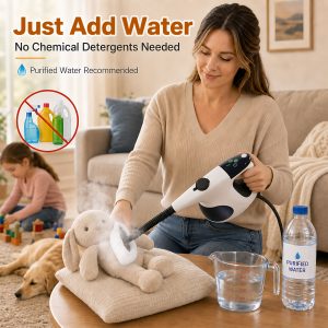 07-chemical-free-handheld-steam-cleaner-for-upholstery-toys-home Handheld Steam Cleaner, 3 Sec Heat-Up, Quick Refill