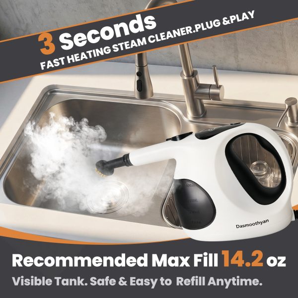 B0GX9QPQLT.PT02 Portable Steamer for Cleaning, 3 Sec Heat-Up, 11 Tools