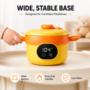 kids-feeding-bowl-stable-base WIDE, STABLE BASE